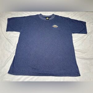 Vintage H.L. Miller Gold Surf Blue T-Shirt Embroidered-Size XL
